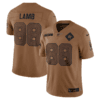 Men's Nike CeeDee Lamb Brown Dallas Cowboys 2023 Salute To Service Limited Jersey