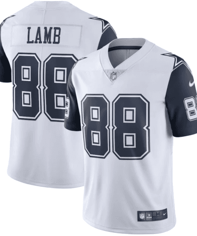 Men's Nike CeeDee Lamb White Dallas Cowboys 2nd Alternate Vapor Limited Jersey
