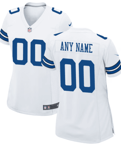 Women's Nike White Dallas Cowboys Custom Game Jersey