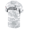 Dallas Cowboys Nike 2024 Salute To Service Performance T-Shirt - Arctic Camo