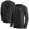 San Francisco 49ers Nike Sideline Lockup Performance Pullover Sweatshirt - Black