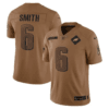 DeVonta Smith Philadelphia Eagles Nike 2023 Salute To Service Limited Jersey – Brown