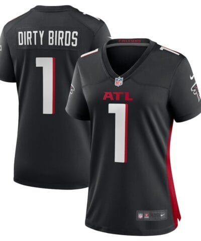 Dirty Birds Atlanta Falcons Nike Women's Game Jersey - Black