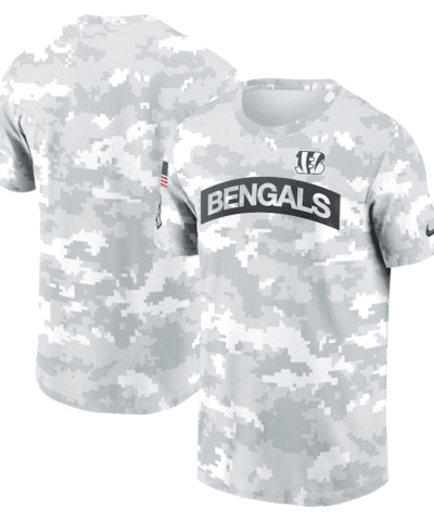 Cincinnati Bengals Nike 2024 Salute To Service Performance T-Shirt - Arctic Camo