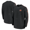 Cincinnati Bengals Nike 2024 Sideline Coaches Long Sleeve Top - Black