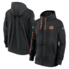 Cincinnati Bengals Nike 2024 Sideline Club Full-Zip Hoodie - Black