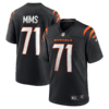Amarius Mims Cincinnati Bengals Nike Player Game Jersey - Black