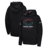 Chicago Bears Nike Youth 2024 NFL Crucial Catch Pullover Hoodie - Black