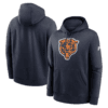 Chicago Bears Nike Rewind Club Logo Pullover Hoodie - Navy