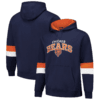 Chicago Bears G-III Sports by Carl Banks Adaptive Faceoff Pullover Hoodie - Navy/Orange