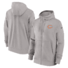 Chicago Bears Nike 2023/24 Sideline Club Full-Zip Hoodie - Gray