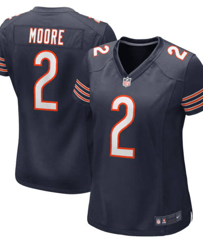 D.J. Moore Chicago Bears Nike Women's Player Jersey - Navy