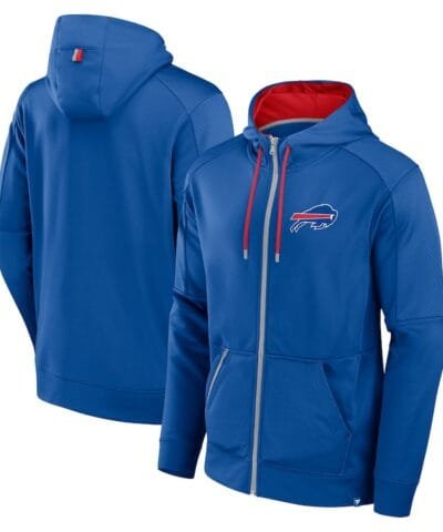Buffalo Bills Fanatics Defender Full-Zip Hoodie - Royal