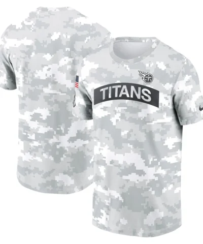 Tennessee Titans Nike 2024 Salute To Service Performance T-Shirt - Arctic Camo