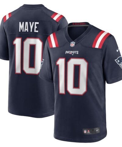 Drake Maye New England Patriots Nike Vapor F.U.S.E. Limited Jersey - Navy