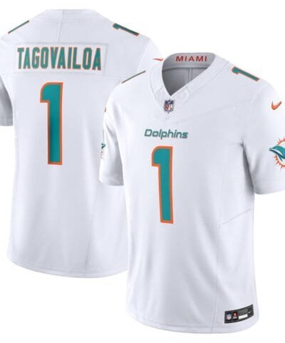 Tua Tagovailoa Miami Dolphins Nike Vapor F.U.S.E. Limited Jersey - White