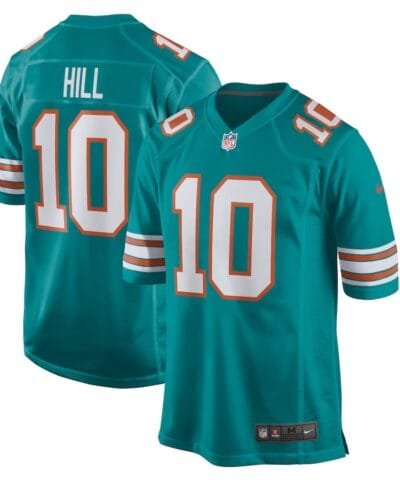 Tyreek Hill Miami Dolphins Nike Alternate Game Jersey - Aqua