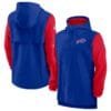 Buffalo Bills Nike Sideline Player Quarter-Zip Hoodie - Royal/Red