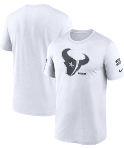 Houston Texans Nike 2024 Salute To Service Legend Performance T-Shirt - White