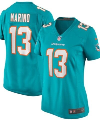 Dan Marino Miami Dolphins Nike Women's Game Retired Player Jersey - Aqua