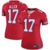 Josh Allen Buffalo Bills Nike Women's Alternate Legend Player Performance Top - Red