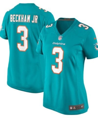 Odell Beckham Jr. Miami Dolphins Nike Women's Game Jersey - Aqua