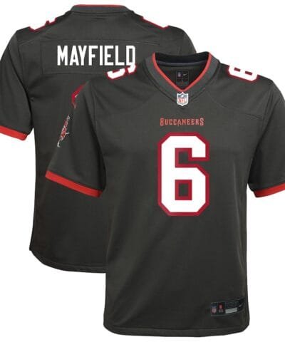 Baker Mayfield Tampa Bay Buccaneers Nike Youth Alternate Game Jersey - Pewter