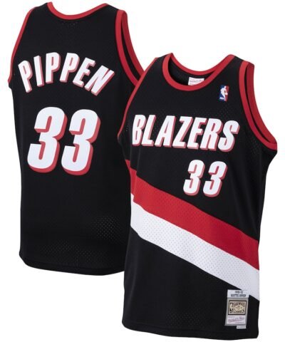 Scottie Pippen Portland Trail Blazers Mitchell & Ness 1999/00 Hardwood Classics Swingman Jersey - Black