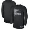 Brooklyn Nets Nike Unisex 2023/24 Legend On-Court Practice Long Sleeve T-Shirt - Black
