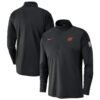 Oklahoma City Thunder Nike 2024/25 City Edition Authentic Coaches Performance Half-Zip Top - Black