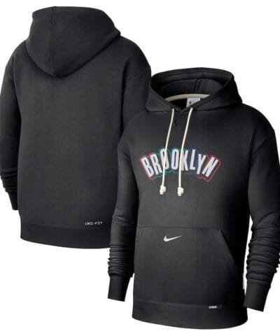 Brooklyn Nets Nike 2024/25 City Edition Courtside Standard Issue Pullover Hoodie - Black