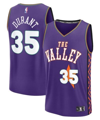 Kevin Durant Phoenix Suns Fanatics 2024/25 Fast Break Player Jersey - City Edition - Purple