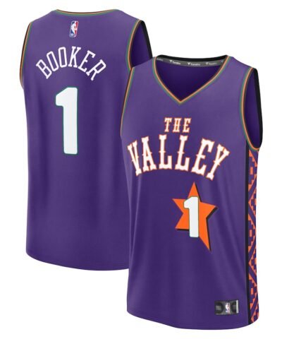 Devin Booker Phoenix Suns Fanatics 2024/25 Fast Break Player Jersey - City Edition - Purple