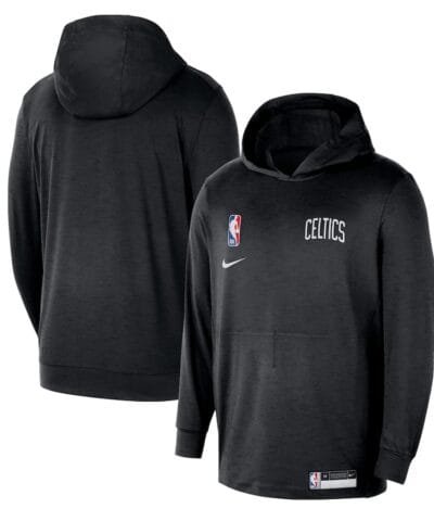 Boston Celtics Nike 2024/25 On-Court Authentic Practice Yoga Restore Lightweight Pullover Hoodie - Black