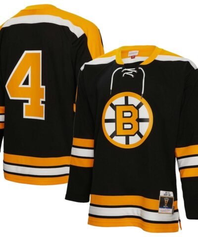 Bobby Orr Boston Bruins Mitchell & Ness  1971/72 Blue Line Player Jersey - Black