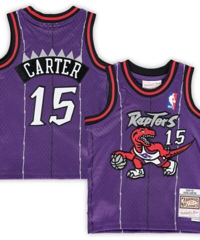 Vince Carter Toronto Raptors Mitchell & Ness Infant 1998/99 Hardwood Classics Retired Player Jersey - Purple