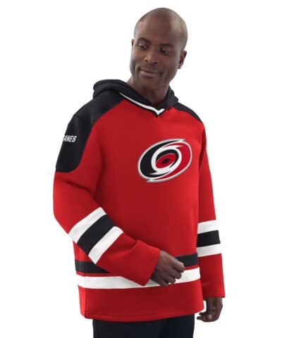 Carolina Hurricanes Starter Hockey Pullover Hoodie - Red/Black