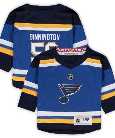Jordan Binnington St. Louis Blues Infant Home Replica Player Jersey - Blue