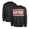 Toronto Raptors '47 Tribeca Emerson Pullover Sweatshirt - Heather Black