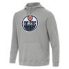 Edmonton Oilers Antigua Cloud Pullover Hoodie - Heather Gray