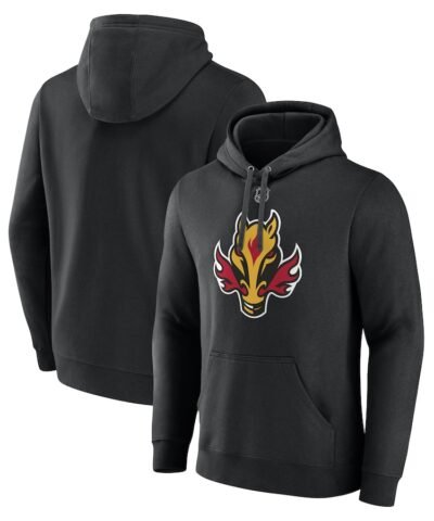 Calgary Flames Alternate Logo Pullover Hoodie - Black