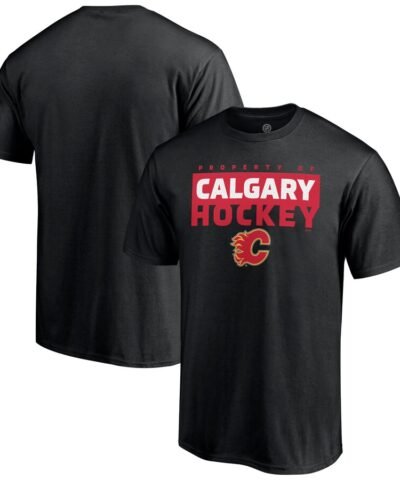 Calgary Flames Gain Ground T-Shirt - Black