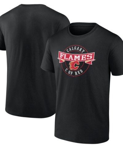 Calgary Flames Honor Circle T-Shirt - Black