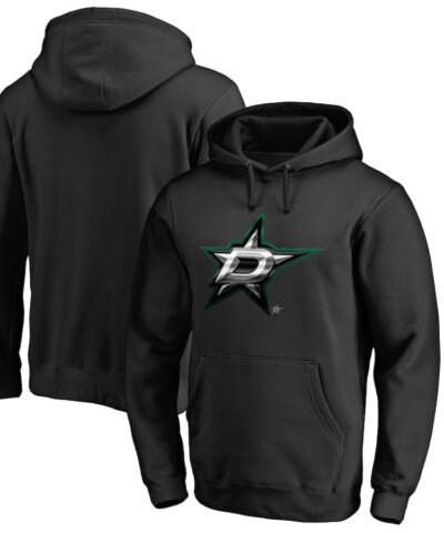 Dallas Stars Midnight Mascot Pullover Hoodie - Black