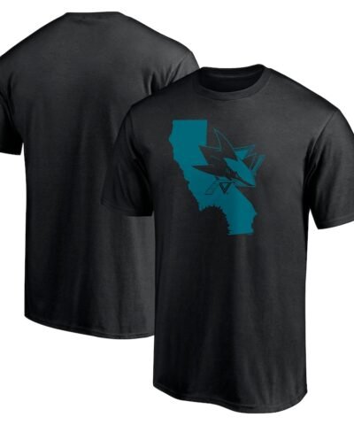 San Jose Sharks Hometown Collection Push Ahead T-Shirt - Black