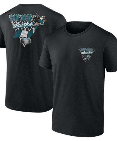San Jose Sharks Net Slap T-Shirt - Black