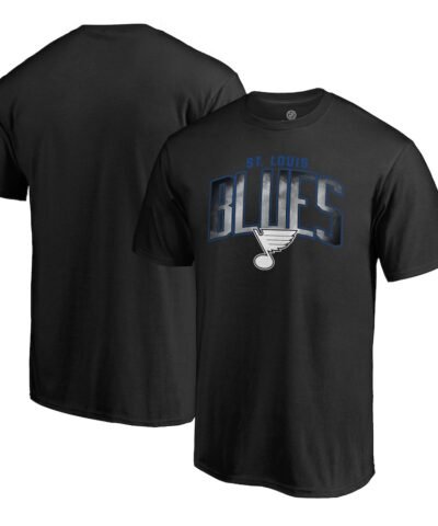 St. Louis Blues Arch Smoke T-Shirt - Black