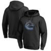 Vancouver Canucks Rinkside Pond Hockey Pullover Hoodie - Black