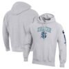 Seattle Kraken Champion Reverse Weave Pullover Hoodie - Heather Gray