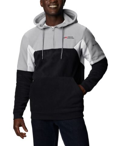 Carolina Hurricanes Columbia Lodge Fleece Quarter-Zip Hoodie - Black